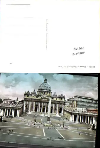 766115 Rom Piazza e Basilica di S. Pietro Rom Hauptstadt Italy Vatikan
