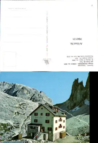 766131 Sexten Rifugio Zsigmondy-Comici Bozen - Südtirol Italy