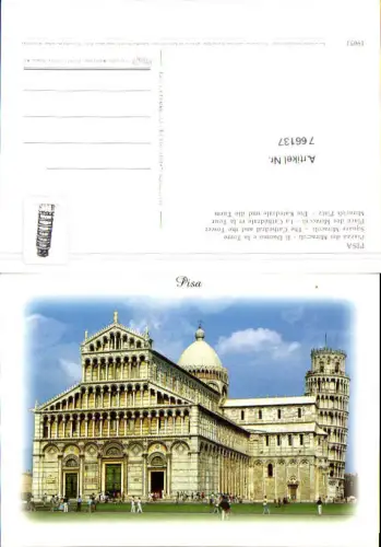 766137 Pisa Piazza dei Miracoli, Duomo e la Torre Provinz Pisa Italy