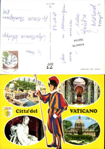 766144 Citta'del Vaticano Vatican City Roma Vatikan Schweizer garde