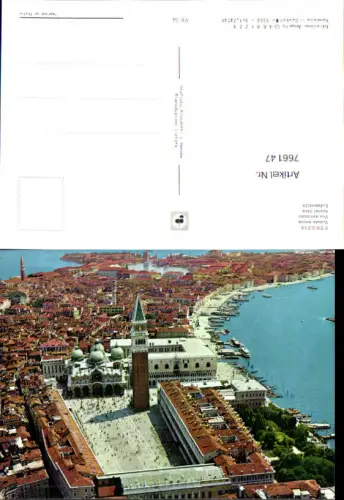 766147 Venedig Luftansicht Markusplatz Venedig Italy