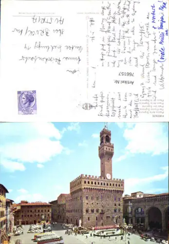 766157 Firenze Piazza della Signoria Metropolstadt Florenz Italy