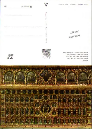 766197 Venedig Basilica di S. Marco Pala d'oro Venedig Italy