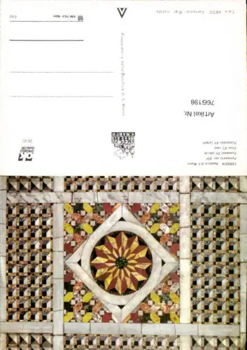 766198 Venezia Basilica di S. Marco, Pavemento Venedig Italy