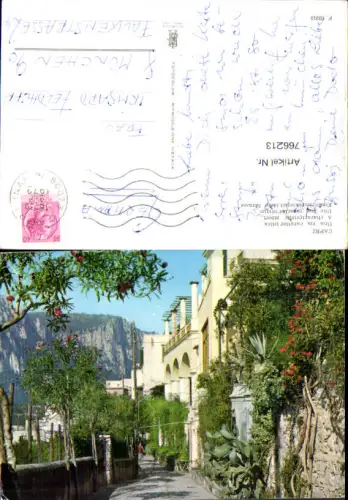766213 Capri Una via caratteristica Neapel Italy