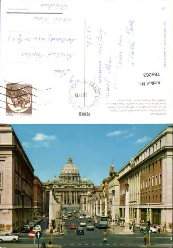 766263 Rom Via della Conciliazione Petersdom Rom Italy vatikan