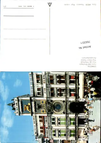 766331 Venezia Torre dell'Orologio Venedig Italy