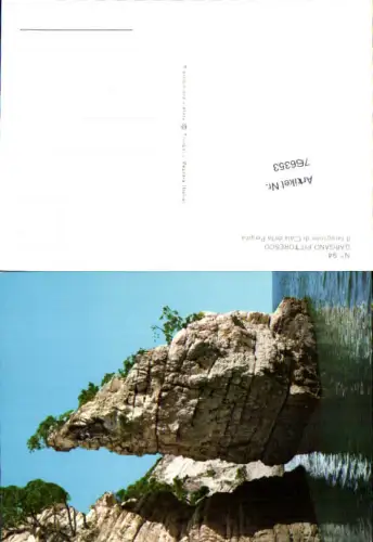 766353 Gargano il faraglione di Cala della Pergola Provincia di Foggia Italy