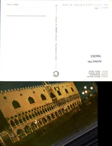 766363 Venezia Palazzo Ducale Venedig Italy