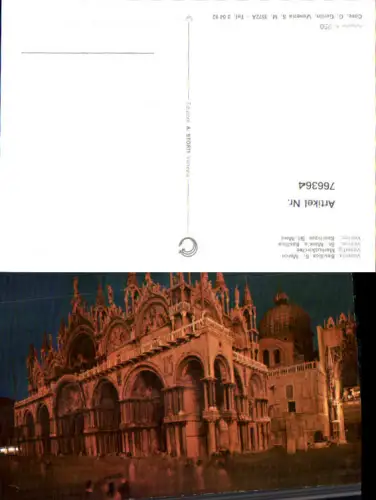 766364 Venezia Basilica S. Marco Venedig Italy