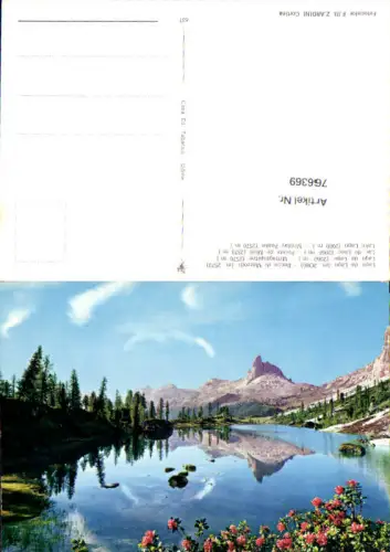 766369 Cortina d'Ampezzo Lago da Lago Becco di Mezzodì Provinz Belluno Italy