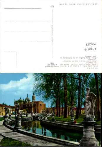 766373 Padova Prato della Valle e Basilica di S. Giustina Provincia di Padova Italy
