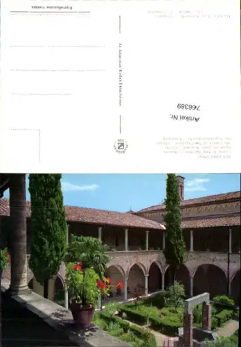 766389 San Gimignano Chiesa di Sant'Agostino - Chiostro Provinz Siena Italy