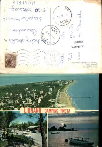 766401 Lignano Sabbiadoro Camping Pineta Provinz Udine Italy VW Käfer