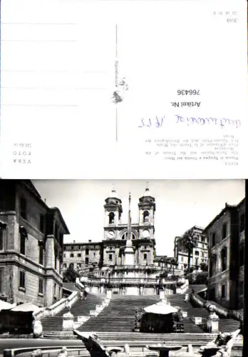 766436 Rom Piazza di Spagna e Trinità dei Monti Rom Italy