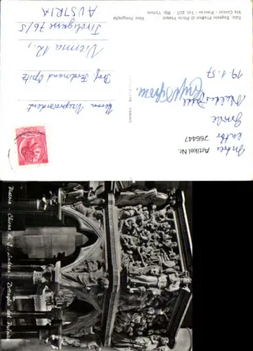 766447 Pistoia Chiesa di S. Andrea Dettaglio del Pulpito Provinz Pistoia Italy