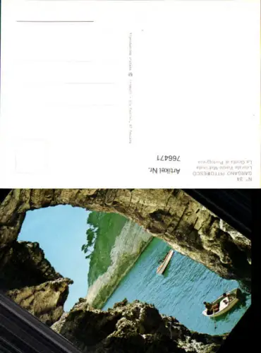 766471 Vieste, La Grotta di Portogreco Provinz Foggia Italy