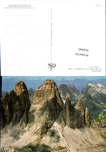 766495 Dolomiti Le Tre Cime di Lavaredo Provinz Belluno / Südtirol Italy