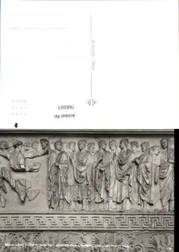 766501 Roma, Ara Pacis Augustae, Corteo con l'Imperatore Augusto Rom Italy