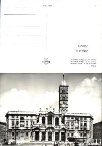 766503 Roma Basilica S. Maria Maggiore Rom Italy