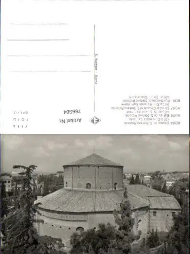 766504 Roma Chiesa di S. Stefano Rotondo Rom Italy