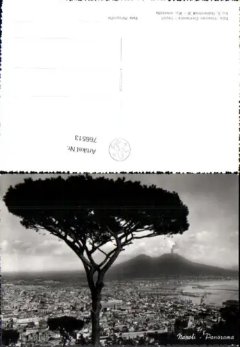 766513 Napoli Panorama Neapel Italy
