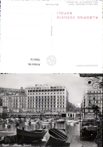 766514 Napoli Albergo Vesuvio Neapel Italy
