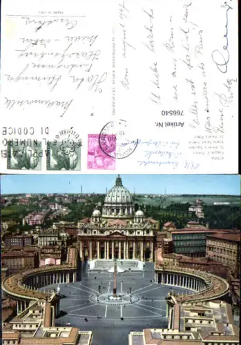 766540 Rom Petersplatz Rom Italy Vatikan