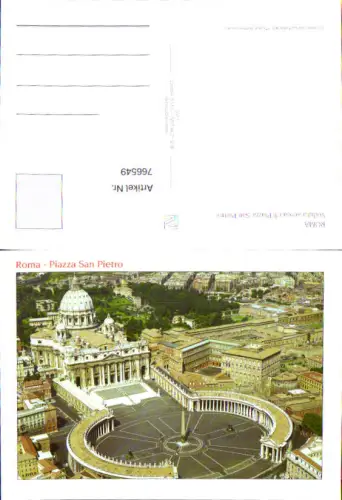 766549 Rom Piazza San Pietro Rom Italy vatikan