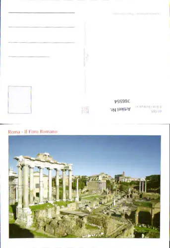 766554 Roma Il Foro Romano Rom Italy