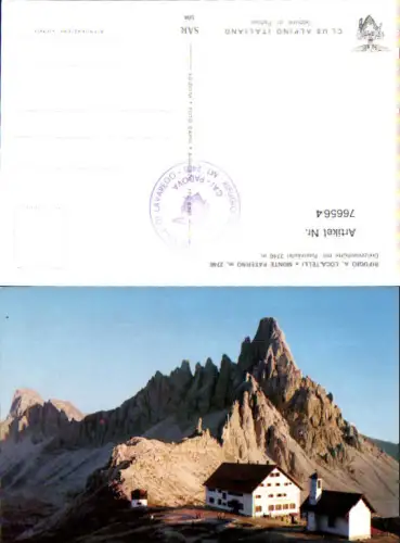 766564 Dreizinnenhütte Paternkofel Trentino Canazei Gröden Sexten Bozen Italy