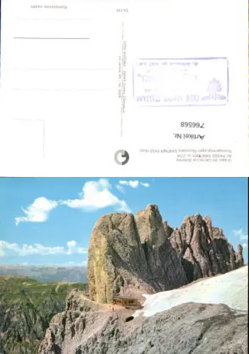 766568 Santnerpass Hütte Rosengartengruppe Dolomiten Trentino Bozen - Südtirol Italy