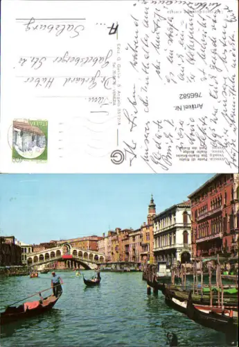 766582 Venedig Ponte di Rialto Venedig Italy