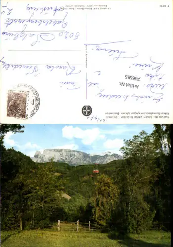 766585 Ritten Seilbahn Rittner Schwebebahn Schlern Dolomiten Bolzano Bozen Italy