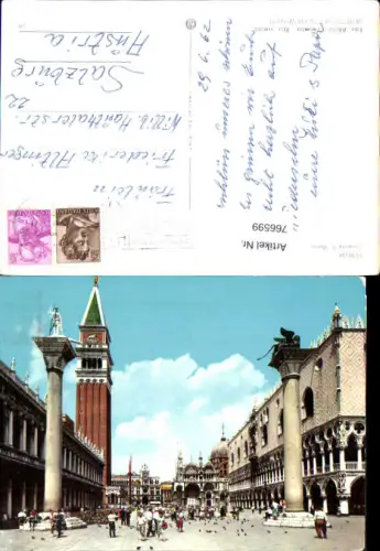 766599 Venedig Piazzetta San Marco Venedig Italy