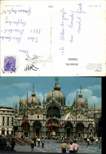 766605 Venedig Basilica di S. Marco Venedig Italy
