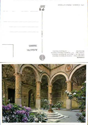 766665 Firenze Cortile di Palazzo Vecchio Florenz Italy