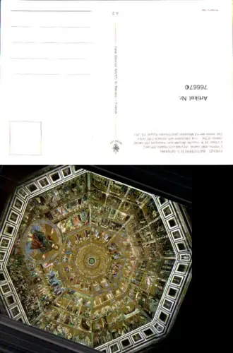 766670 Firenze Battistero di S. Giovanni Florenz Italy