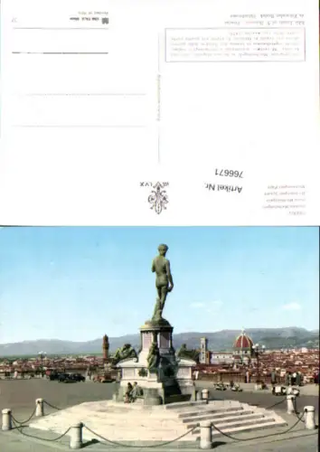 766671 Firenze Piazzale Michelangelo Florenz Italy