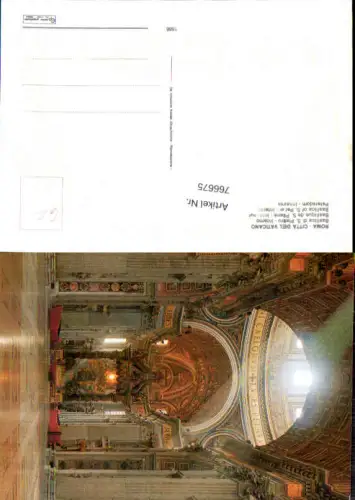 766675 Roma, Città del Vaticano, Petersdom Città del Vaticano Vatikan City