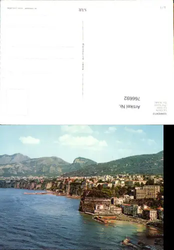 766692 Sorrento Die Küste Neapel Italy