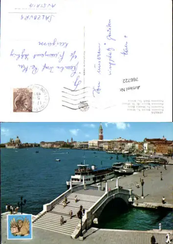 766722 Venezia Panorama Bacino S. Marco Venedig Italy