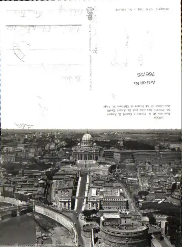 766725 Rom (Basilica di S. Pietro e Castel S. Angelo) Rom Italy