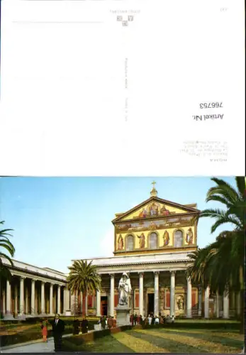766753 Rom Basilica di S. Paolo Rom Italy