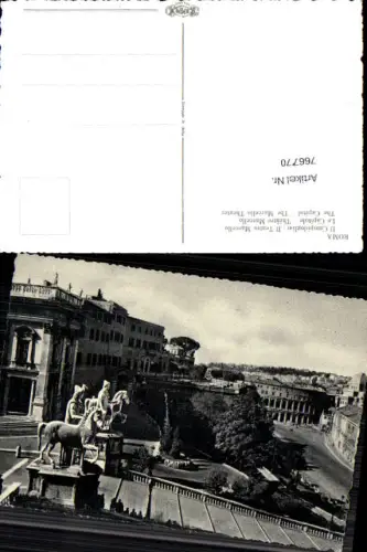 766770 Rom Il Campidoglio Il Teatro Marcello Rom Italy