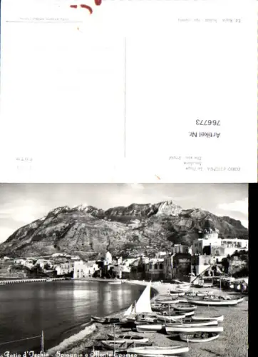 766773 Forio d'Ischia Spiaggia e Monte Epomeo Neapel Italy