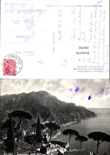 766782 Ravello Panorama dall'Albergo Rufolo Salerno Italy