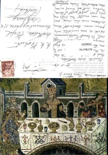 766860 Venedig Basilica di S. Marco Mosaico Il banchetto di Erode Venedig Italy