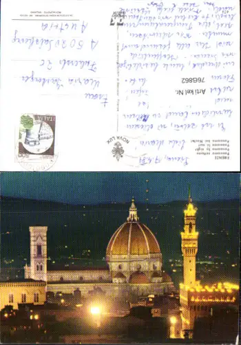 766862 Firenze Panorama notturno Metropolitan City of Florence Italy