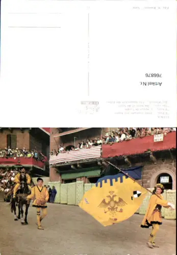 766876 Siena, Il Palio, Contrada dell'Aquila Provinz Siena Italy